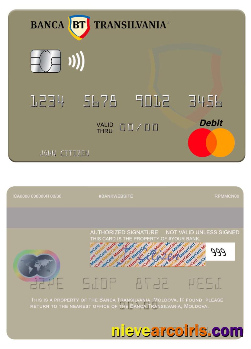 Moldova Banca Transilvania mastercard